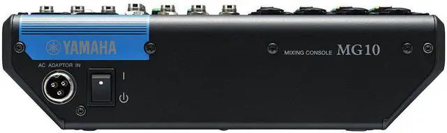 Alt view image 5 of 5 - Yamaha MG10 10-Input Stereo Mixer, XLR Connectivity, Black