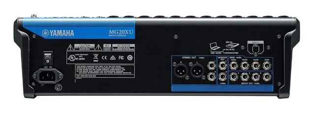 Alt view image 4 of 7 - Yamaha MG20XU 20-Input 6-Bus USB Interface Mixer with Effects