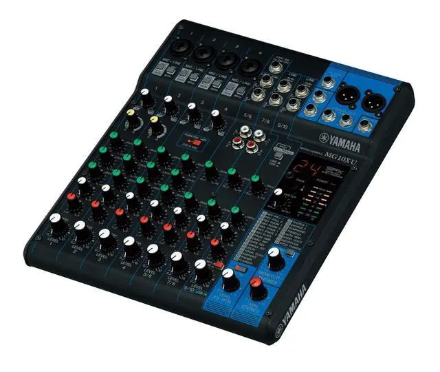 Alt view image 6 of 7 - YAMAHA MG10XU 10-Input Stereo Mixer with Effects