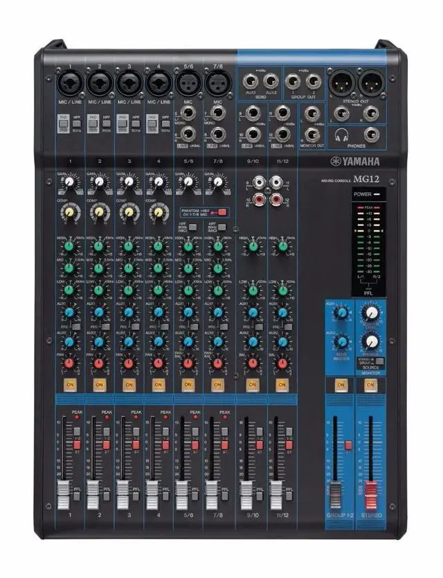 Main image of Yamaha MG12 12-Input 4-Bus Mixer
