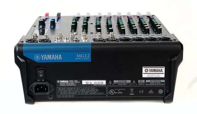 Alt view image 4 of 6 - Yamaha MG12 12-Input 4-Bus Mixer
