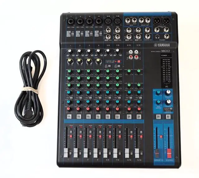Alt view image 2 of 6 - Yamaha MG12 12-Input 4-Bus Mixer