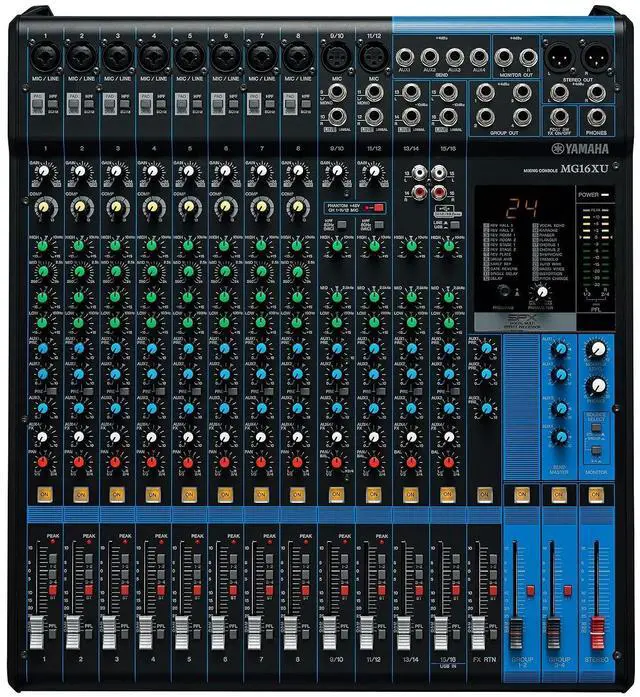 Main image of Yamaha MG16XU 16-Input 6-Bus Mixer with Effects