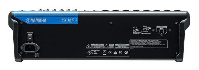 Alt view image 4 of 7 - Yamaha MG16XU 16-Input 6-Bus Mixer with Effects