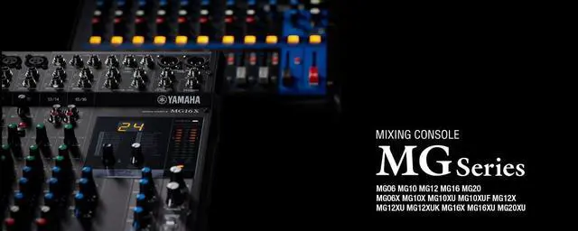 Alt view image 6 of 7 - Yamaha MG16XU 16-Input 6-Bus Mixer with Effects
