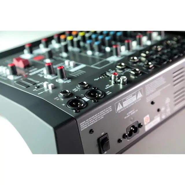 Alt view image 3 of 7 - Allen & Heath ZEDi-10 - Compact Hybrid Audio Mixer/4x4 USB Interface (AH-ZEDi-10) | 4 X Xlr and Trs Mic and Line, 2 Stereo Inputs, 4in/4out 24-Bit/96khz USB, Global 48V Phantom, Hi-Z, 3-Band Eq