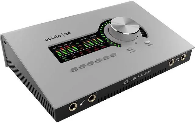 Main image of Universal Audio Apollo x4 Gen 2 with UAD Analog Classics Thunderbolt 3 Audio Interface | 12x18 Thunderbolt 3 Interface, 4 Unison Mic and Line Pres, Quad Core Dsp, 24-Bit/192 Khz Converters