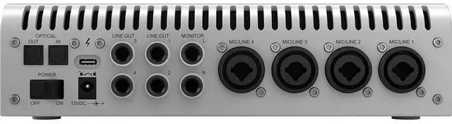 Alt view image 5 of 5 - Universal Audio Apollo x4 Gen 2 with UAD Analog Classics Thunderbolt 3 Audio Interface | 12x18 Thunderbolt 3 Interface, 4 Unison Mic and Line Pres, Quad Core Dsp, 24-Bit/192 Khz Converters