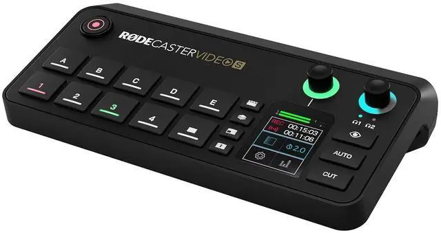 Main image of RØDE RØDECaster Video S Podcast Video Switcher and Audio Interface Multi-Camera, 4 x Video Inputs (HDMI and USB), 1080p60, Multi-Source Scenes