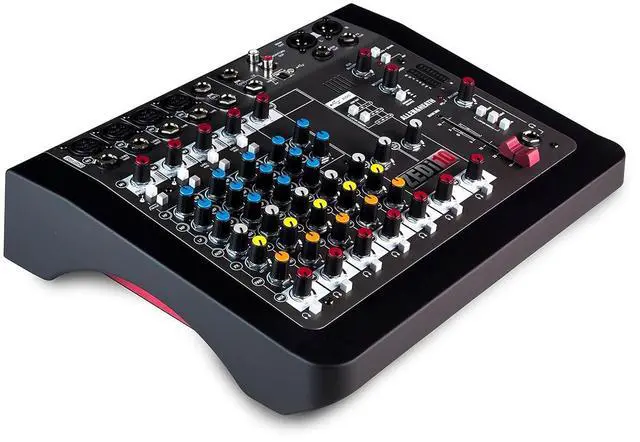 Alt view image 4 of 7 - Allen & Heath ZEDi-10 - Compact Hybrid Audio Mixer/4x4 USB Interface (AH-ZEDi-10) | 4 X Xlr and Trs Mic and Line, 2 Stereo Inputs, 4in/4out 24-Bit/96khz USB, Global 48V Phantom, Hi-Z, 3-Band Eq