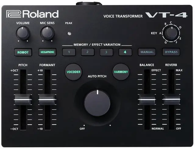 Main image of Roland VT-4 Vocal Transformer, Black