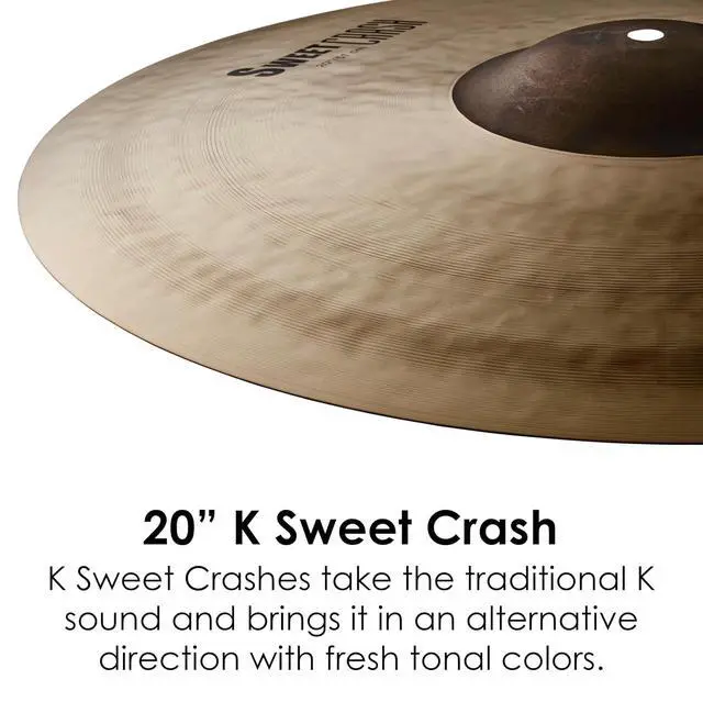 Alt view image 3 of 7 - Zildjian 20" K Sweet Crash