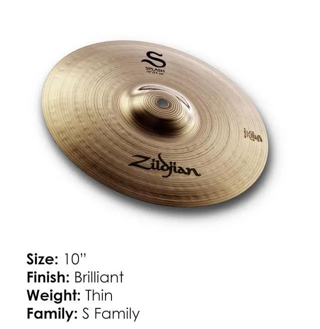 Alt view image 2 of 6 - Zildjian 10" S Splash