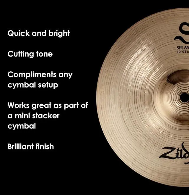 Alt view image 4 of 6 - Zildjian 10" S Splash