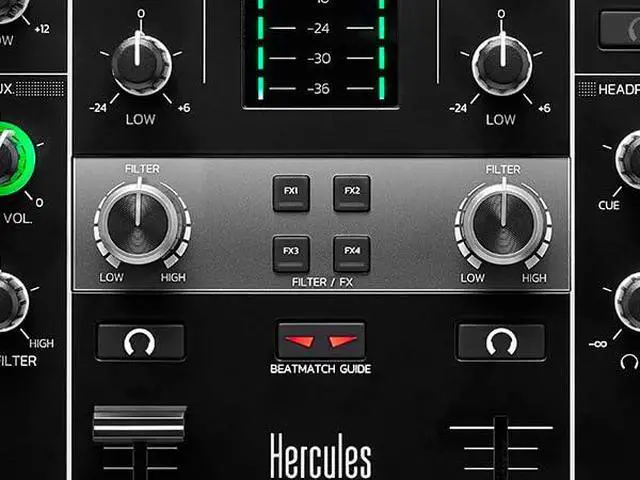 Alt view image 2 of 7 - Hercules DJControl Inpulse 500: 2-deck USB DJ controller for Serato DJ and DJUCED (included) | Serato Dj Lite and Djuced Included, Built-in Audio Interface, 16 Rgb Pads, Touch Jog Wheels