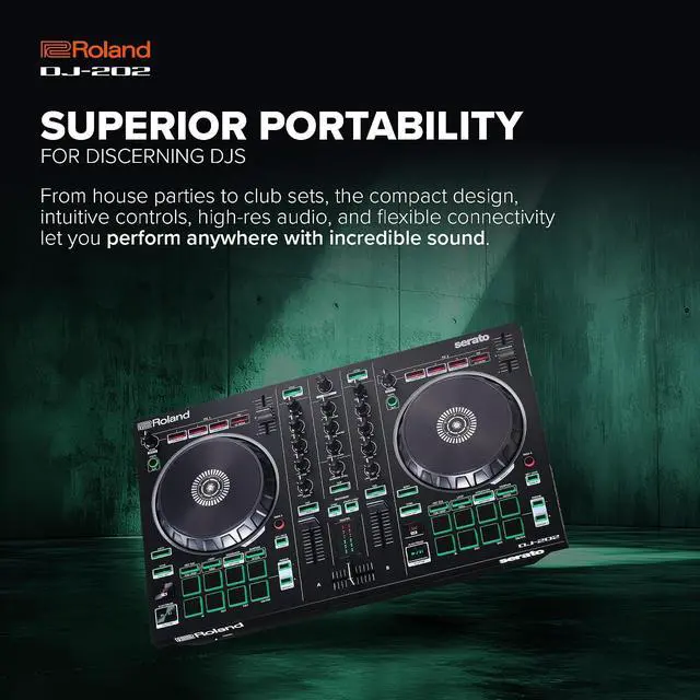 Alt view image 3 of 7 - Roland DJ-202 Compact DJ Controller