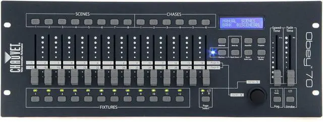Alt view image 2 of 5 - CHAUVET DJ Obey 70 Universal DMX-512 Controller | LED Light Controllers