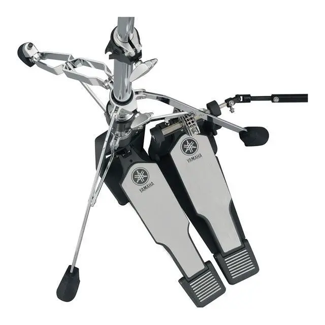 Alt view image 2 of 2 - Yamaha DFP-9500CL Lefty Double Foot Pedal - Double Chain Drive; Case Included, Left Foot | Convertible to Belt, 2-Way Beaters, Semi-Hard Case
