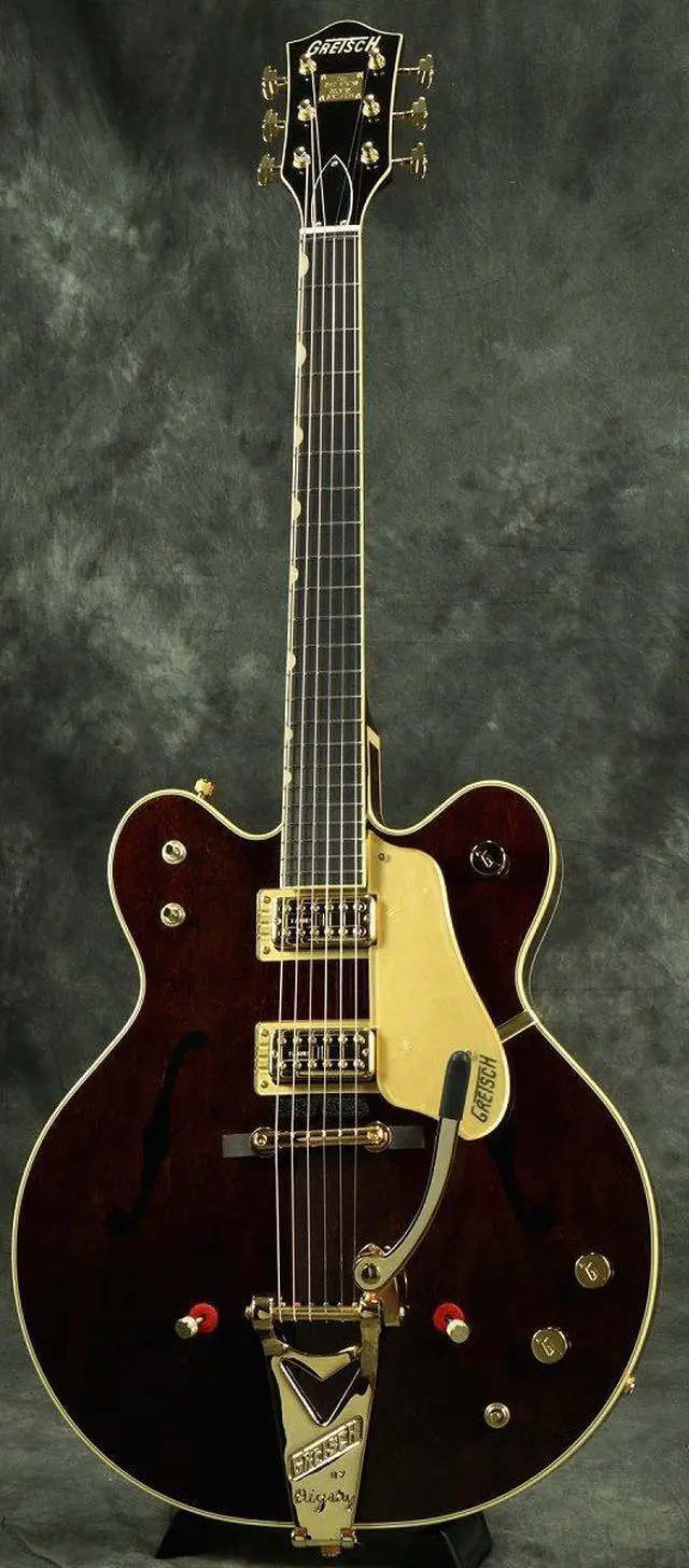 Alt view image 2 of 2 - Gretsch G6122T-62GE Vintage Select Country Gentleman - Walnut Stain, Bigsby