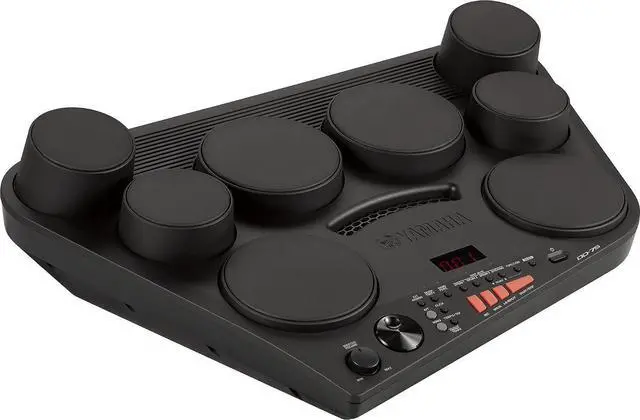 Alt view image 4 of 7 - Yamaha DD75 Portable Digital Drums with 2 Pedals, Drumsticks and PA130 Power Adapter
