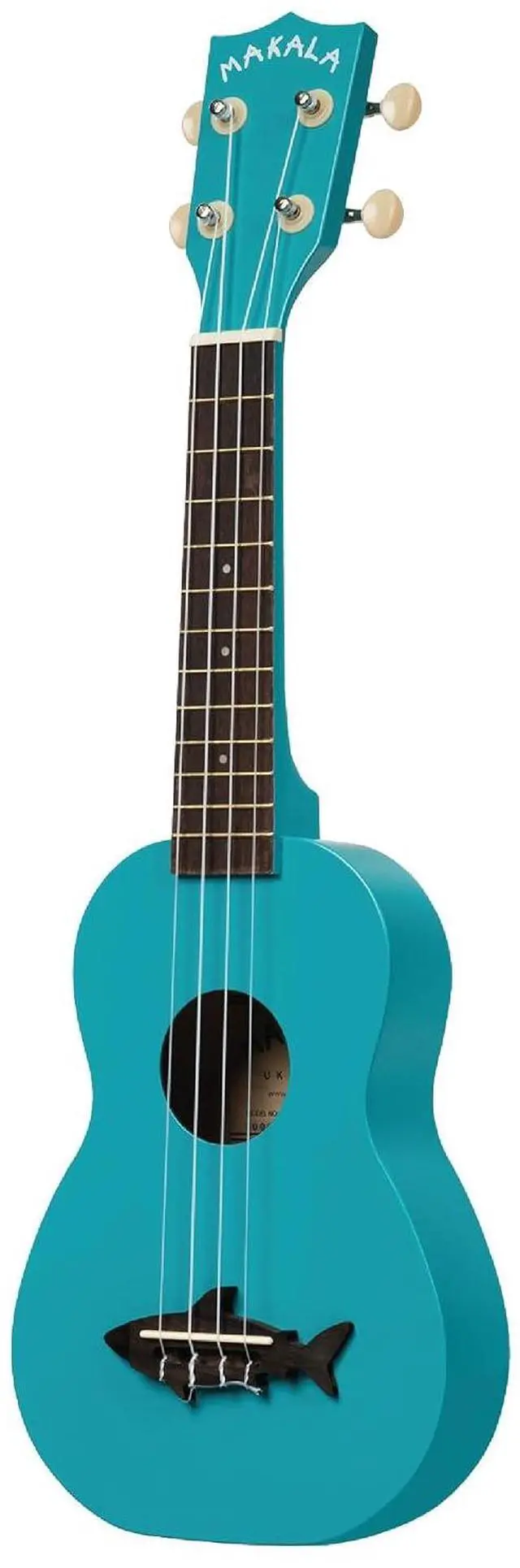 Main image of Kala MK-SS/BLU Makala Shark Soprano Ukulele, Blue, One Size