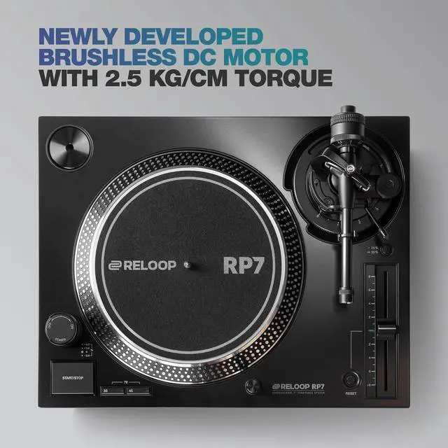 Alt view image 6 of 7 - Reloop RP-7 Professional 7'' Turntable System