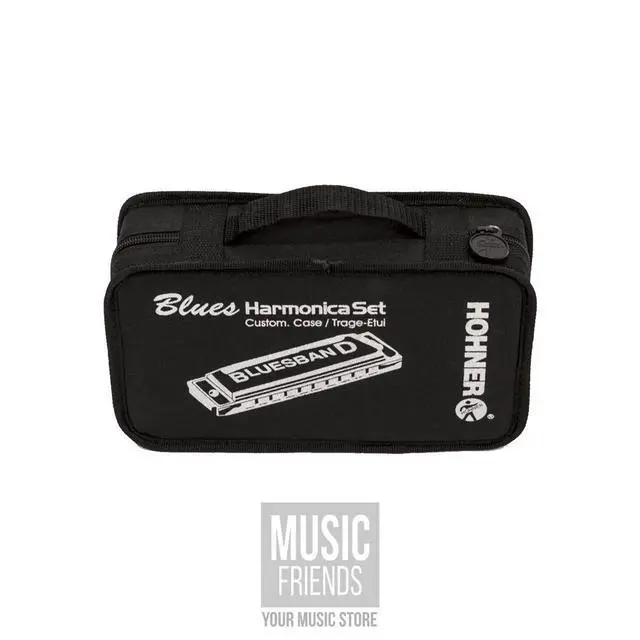 Alt view image 5 of 5 - Hohner Bluesband Harmonica 7-Piece Set