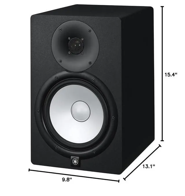 Alt view image 5 of 5 - YAMAHA HS8 Studio Monitor, Black, 8 Inch