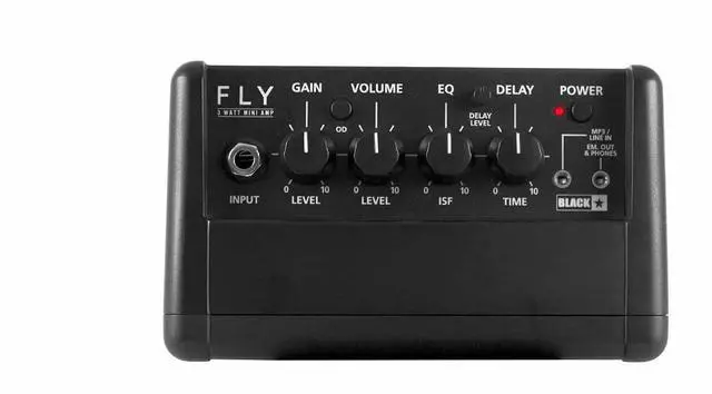 Alt view image 5 of 5 - Blackstar Fly 3-3-watt 1x3 inch Compact Mini Guitar Amplifier w/ 2 Channels and Patented ISF - Black
