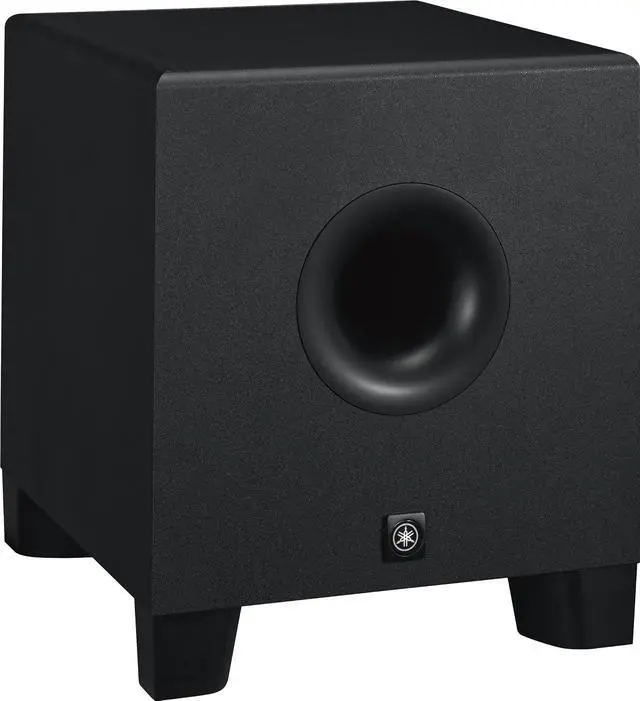 Alt view image 3 of 5 - Yamaha HS8 Studio Subwoofer,Black