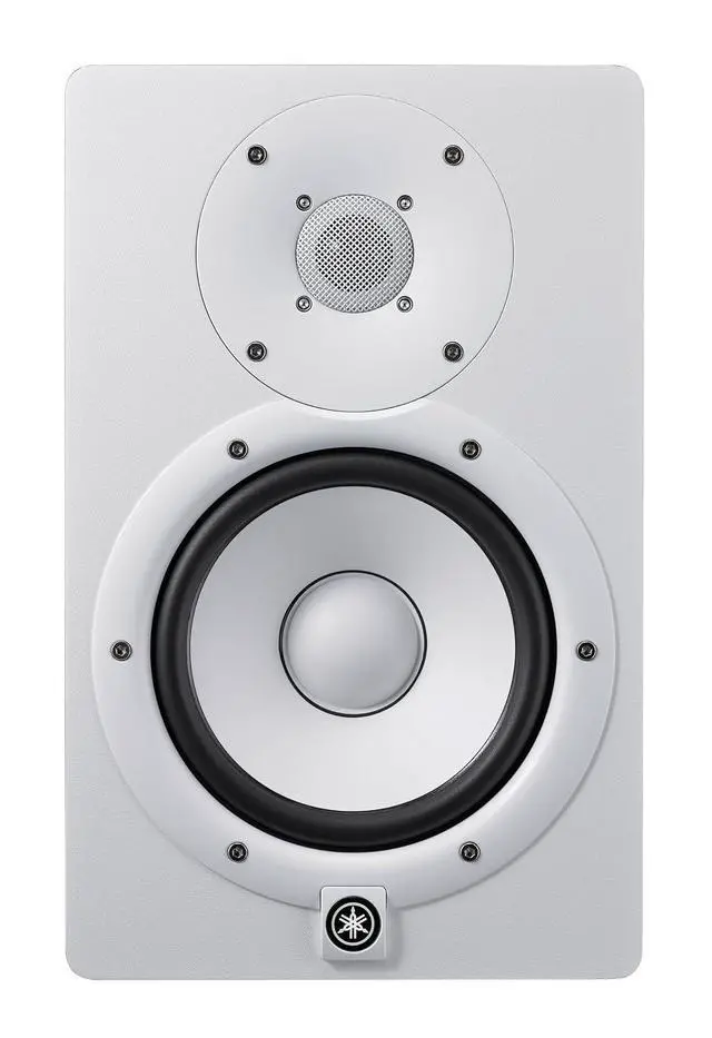 Alt view image 2 of 5 - Yamaha HS7W 7-Inch Powered Studio Monitor Speaker, White