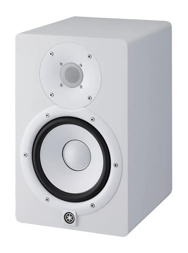 Alt view image 3 of 5 - Yamaha HS7W 7-Inch Powered Studio Monitor Speaker, White