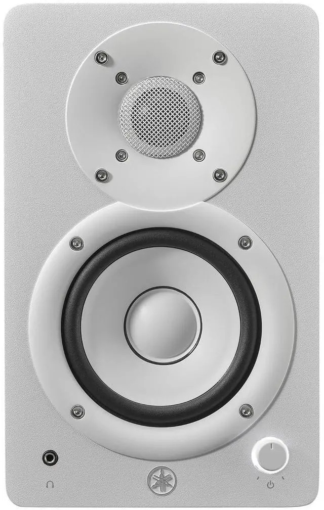 Alt view image 2 of 7 - Yamaha HS4 Powered Studio Monitor in White, Pair (HS4 W)