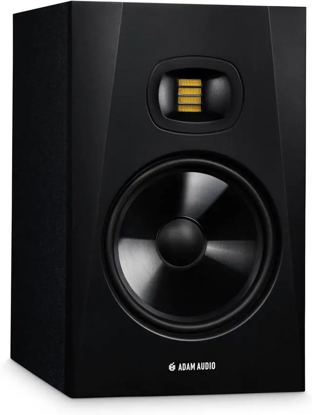 Alt view image 2 of 7 - ADAM Audio T8V Studio Monitor for recording, mixing and mastering, Studio Quality Sound (Single) | 8 Woofer, U-Art 1.9 Ribbon Tweeter, 33 Hz-25 Khz, Class-D Amps, 20W Tweeter, Xlr and Rca Inputs