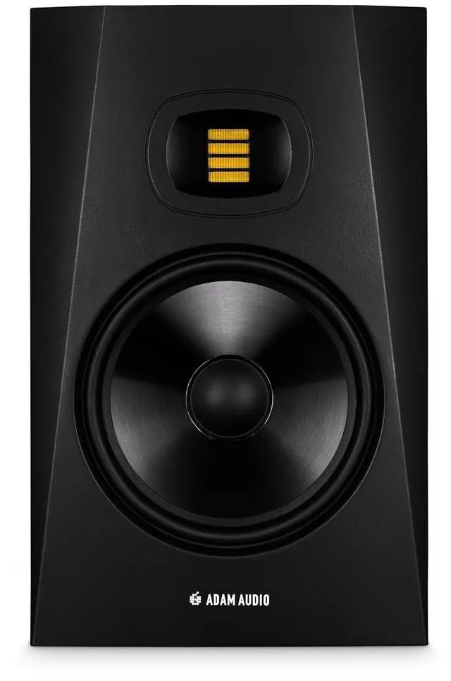 Main image of ADAM Audio T8V Studio Monitor for recording, mixing and mastering, Studio Quality Sound (Single) | 8 Woofer, U-Art 1.9 Ribbon Tweeter, 33 Hz-25 Khz, Class-D Amps, 20W Tweeter, Xlr and Rca Inputs