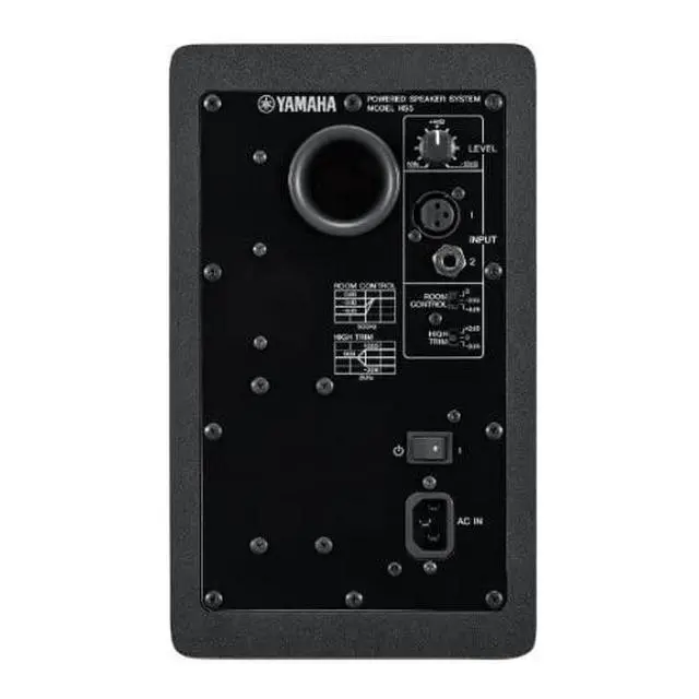 Alt view image 5 of 5 - Yamaha HS5 Pair 2-Way bass-Reflex bi-Amplified nearfield Studio Monitors with 5 inch woofers | Pair of 2-Way Bi-Amped Monitors, 1 Dome Tweeter, Xlr and Trs, Room Control, High Trim