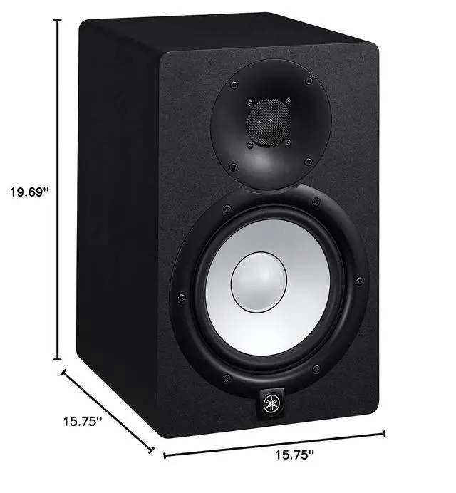 Alt view image 6 of 6 - Yamaha HS8 8-Inch Powered Studio Monitor Pair - Black