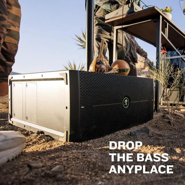 Alt view image 2 of 7 - Mackie ThumpSub GO 8" 400W Portable Battery-Powered Subwoofer, Black