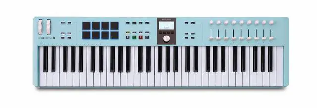 Main image of Arturia KeyLab Essential mk3 61-key Keyboard Controller - Aquamarine