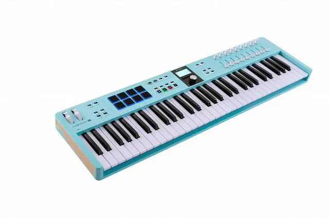 Alt view image 2 of 5 - Arturia KeyLab Essential mk3 61-key Keyboard Controller - Aquamarine