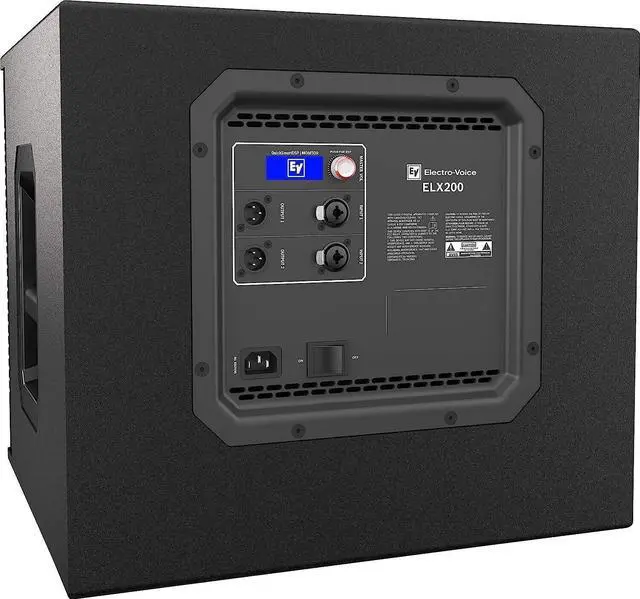 Alt view image 4 of 6 - Electro-Voice ELX200-12SP 12" 1200W Powered Subwoofer, Black