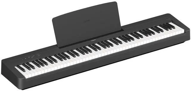 Main image of Yamaha 88-Key Digital Piano with Weighted Keys, Compact Design, Bluetooth, Keyboard, Music Rest, Sustain Foot Switch, and Built-in Speakers for Home Practice or Travel P145BT