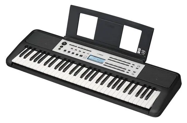 Alt view image 2 of 5 - Yamaha YPT-380 61-Key Touch Sensitive Portable Keyboard, Grand Piano Sound, Acoustic Piano Touch with Power Adapter YPT380