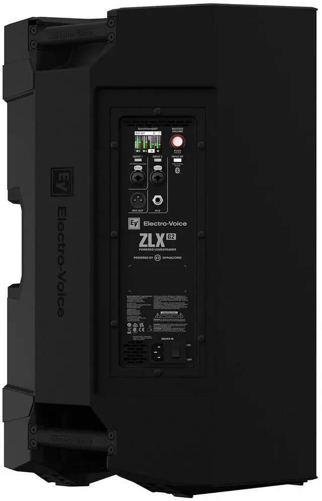 Alt view image 4 of 6 - Electro-Voice ZLX-15P-G2 15in. 2-Way Powered Loudspeaker with Bluetooth