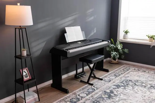 Alt view image 3 of 7 - Yamaha DGX-670B 88-Key Weighted Digital Piano, Black | Sustain Foot Switch Included, Music Rest Included, Furniture Stand Sold Separately