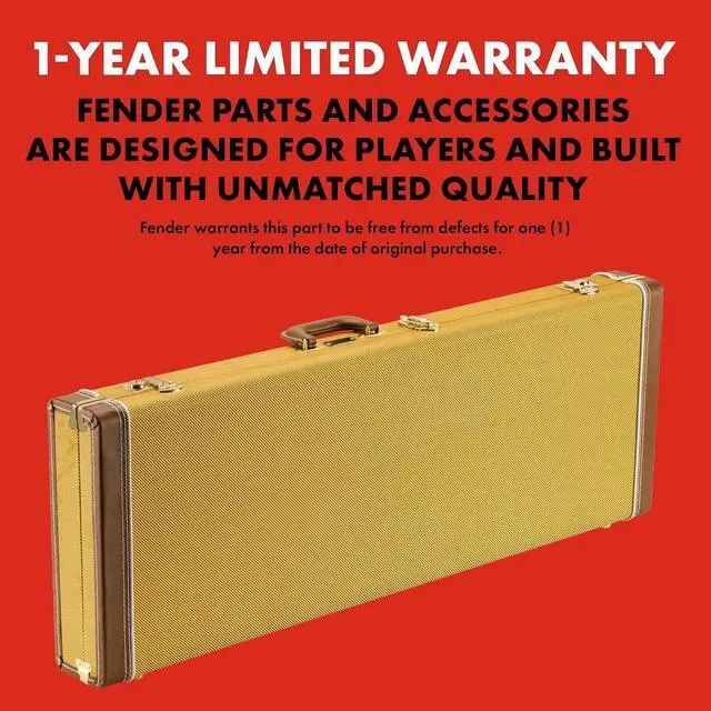 Alt view image 6 of 6 - Fender Classic Series Wood Case for Strat/Tele - Tweed