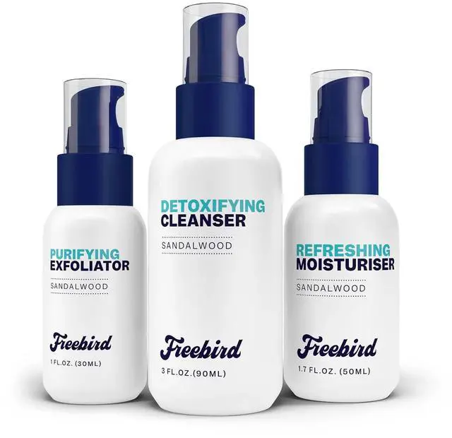 Main image of Freebird Skin Care Kit - 3-in-1 Premium Bald Head Care, Soothe Shaving, Nourishing Detox Cleanser, Purifying Exfoliator, Refreshing Moisturizer, Enhanced Hydration, Ideal for Daily Skin Maintenance