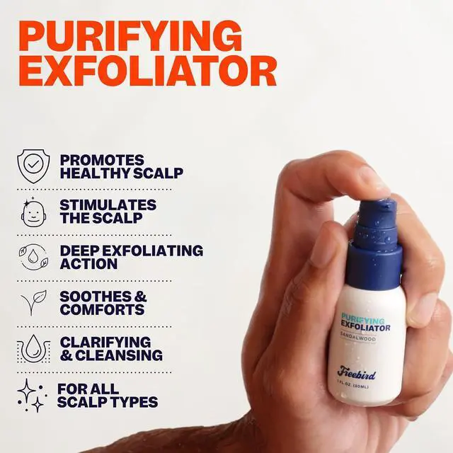 Alt view image 3 of 5 - Freebird Skin Care Kit - 3-in-1 Premium Bald Head Care, Soothe Shaving, Nourishing Detox Cleanser, Purifying Exfoliator, Refreshing Moisturizer, Enhanced Hydration, Ideal for Daily Skin Maintenance
