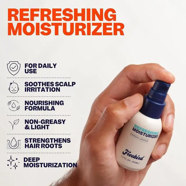 Alt view image 4 of 5 - Freebird Skin Care Kit - 3-in-1 Premium Bald Head Care, Soothe Shaving, Nourishing Detox Cleanser, Purifying Exfoliator, Refreshing Moisturizer, Enhanced Hydration, Ideal for Daily Skin Maintenance