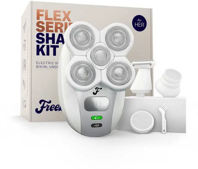 Main image of Freebird FlexSeries Electric Razor for Women - Silk Smooth Legs, Body Hair, & Pubic Shaver - for Private Area, Sensitive Skin, Bikini Trimmer